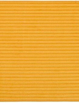 Gözze Badematte Berlin, Höhe 7 mm, rutschhemmend beschichtet, fußbodenheizungsgeeignet, Polyester, rechteckig, Badteppich, Uni Farben, Cord Optik, waschbar