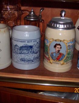 Bierkrüge aus Glas und Ton - Bad Sassendorf