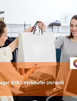 Sales Manager B2B / Verkäufer (m/w/d) - Baesweiler