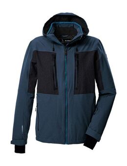 Killtec Skijacke KSW 47 MN SKI JCKT Herren Skijacke: wasserdicht, atmungsaktiv, abnehmbare Kapuze