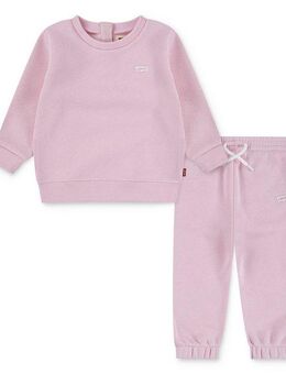 Levi's® Kids Neugeborenen-Geschenkset LVN HOODIE,JOGGER SET (Set, 2-tlg) mit kleiner Label-Applikation- Stickerei