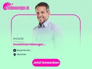 Investment Manager (m|w|d) - München