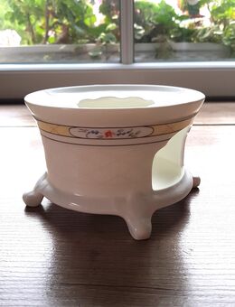 Villeroy & Boch Stövchen Orlando Bone Porzellan China Blumenborte - Gachenbach