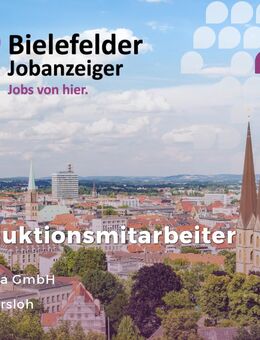 Produktionsmitarbeiter (m/w/d) - Gütersloh