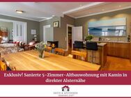 Exklusiv! Sanierte 5-Zimmer Altbauwohnung mit Kamin in direkter Alsternähe - Hamburg