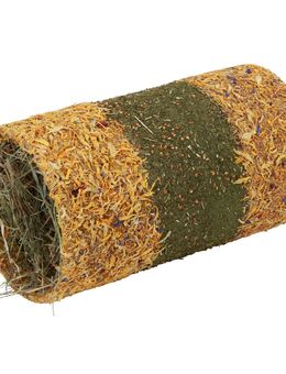 Kerbl Pet Native Snacks Gefüllter Kräutertunnel - Ø 14,5 x L 25 cm