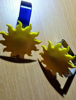 2 x Stück Tischdeckenklammern Motiv Sonne - Verden (Aller)