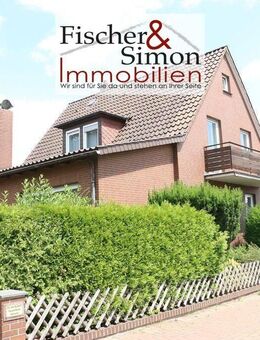 Nienburg-laufend gut unterhaltene Immobilie mit Garage, Keller u. schönem Garten, stadtnah gelegen - Nienburg (Weser)
