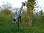 Giraffe Zuri XL - 200 cm - Handgefertigte Metallstatue - Heek