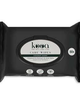 kooa Care Wipes - 50 Stück, Kokos-Duft