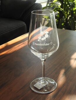 Böckling Saluto Weinglas Weißwein 0,2L Gravur Weinliebhaber Trauben 39cl NEU - Essen