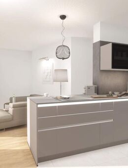 Helle 3-Zimmer Wohnung mit hochwertiger Einbauküche und sonniger Terrasse - Augsburg