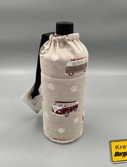 VW Glastrinkflasche mit Tasche *Borgmann* - Krefeld