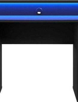 FORTE Gamingtisch Ayo, mit LED-RGB Beleuchtung, moderner Schreibtisch, Breite 140 cm