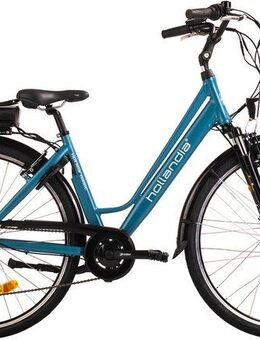 Hollandia E-Bike Cityrad Optima Basic, 7 Gang Shimano Tourney Schaltwerk, Kettenschaltung, Frontmotor, 468 Wh, Pedelec, Elektrofahrrad für Damen u. Herren