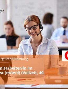 Vertriebsmitarbeiter/in im Innendienst (m/w/d) (Vollzeit, 40 Stunden) - Hamburg