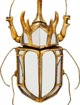 Kare Design Wanddekoobjekt Wandschmuck Beetle Mirror 25x39cm