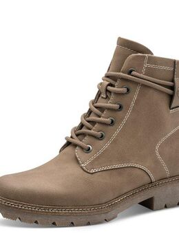 Tamaris Schnürstiefelette, Blockabsatz, Schnürboots in veganer Verarbeitung