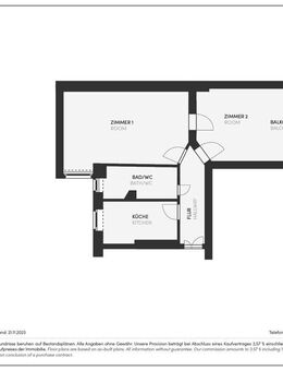 Kreuzberg: 2-Zimmer-Wohnung mit Balkon im Gründerzeithaus - vermietetes Investment - Berlin