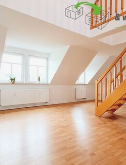Tageslichtfreundliche 5-Raum-Maisonettewohnung mit separatem WC auf dem Chemnitzer Sonnenberg - Chemnitz