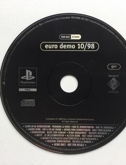 Sony PlayStation 1 Spiel Euro Demo 10/98 - Fulda