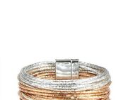 LASCANA Wickelarmband, Magnetarmband im Layer-Look