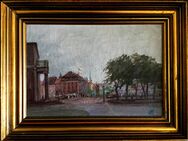 Ölgemälde JENS CHRISTENSEN (1888), Straßenszene in Kopenhagen um 1920!! - Berlin