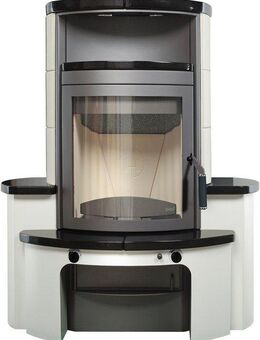 HARK Kaminofen »Avenso GT ECOplus 8 kW«, 8 kW, Dauerbrand, Cr.Weiß/M.Schwarz, mit EcoPlus Filter
