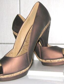 Goldbrauner Pumps Gr.40 Neu - Worms