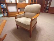 2 Vintage Sessel aus Massivholz – Mid-Century Modern Stil - Hofheim (Taunus)