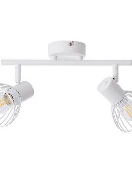 Brilliant Deckenstrahler Elhi, ohne Leuchtmittel, Spotrohr 2flg weiß