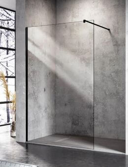 Begehbare Dusche Duschabtrennung Duschwand Glaswand 140 x200 cm - Lustadt