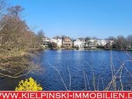 Blick auf den Feenteich + Wasserzugang! Möbl., ruhige 3-Zi.-Whg. + Lift + TG für Einzelperson - Hamburg