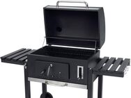 Tepro Holzkohlegrill Grillwagen Toronto XXL, BxTxH: 152x73x137 cm, mit 2 Grillrosten und Pizzastein Vorrichtung