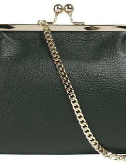Cluty Abendtasche, echt Leder, Made in Italy