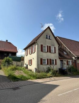 Sanierungsbedürftiges Einfamilienhaus in Ilshofen-Obersteinach! - Ilshofen