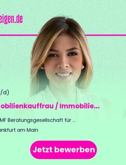 Immobilienkauffrau / Immobilienkaufmann im Bereich Immobilienverwaltung (w/m/d) - Frankfurt (Main)