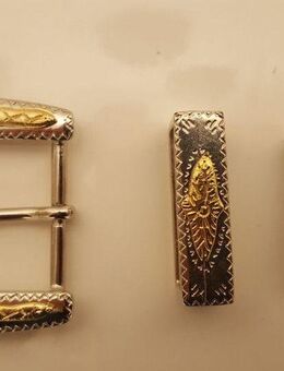 DIY Gürtelschnalle , neu 3 Teile (Westernstyle) (bicolor) - Geesthacht