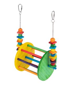 TIAKI Vogelschaukel Riesenrad - Größe L: L 30,5 x B 23 x H 15 cm