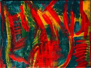 Abstraktes Bild Acryl Leinwand 30x40cm "Feuer und Fluss der Emotionen" - Göttingen