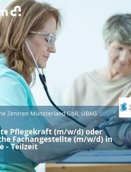 Examinierte Pflegekraft (m/w/d) oder Medizinische Fachangestellte (m/w/d) in der Dialyse - Teilzeit - Coesfeld