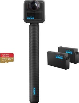GoPro MAX2 Accessory Hard Bundle 360°-Kamera (8K, Bluetooth, WLAN (Wi-Fi)