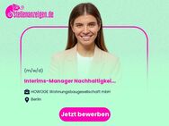 Interims-Manager Nachhaltigkeit (m/w/d) - Berlin