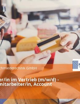 Mitarbeiter/in im Vertrieb (m/w/d) - Vertriebsmitarbeiter/in, Account Manager - Wiehl