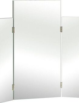 Saphir Spiegel Quickset 955 Spiegel mit seitlichen Klappelementen, 72 cm breit, Flächenspiegel ohne Beleuchtung, Wandspiegel, Schminkspiegel