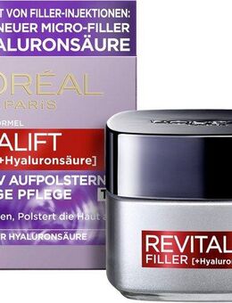 L'ORÉAL PARIS Anti-Aging-Creme RevitaLift Filler Tag, mit hochkonzentrierter Hyaluronsäure