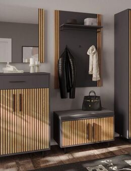 Garderobe Stella Eiche teilmassiv - Kirchlengern