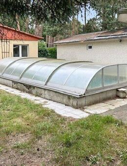 Romantischer Waldbungalow mit Wintergarten, Pool und großem Grundstück in Lindhorst bei Colbitz - Colbitz