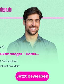 Produktmanager - Cards (w/m/d) - Frankfurt (Main)