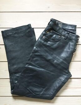 Echtleder Büffel Lederhose schwarz True Vintage 1990er Blue Rock - Bremen